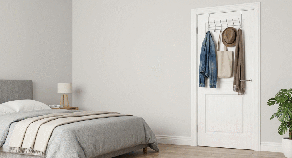 Over The Door Hooks Clothing Hanger Stainless Steel Over The Door Hooks BMA H612插图 Over The Door Hooks Clothing Hanger Stainless Steel Over The Door Hooks BMA H612插图