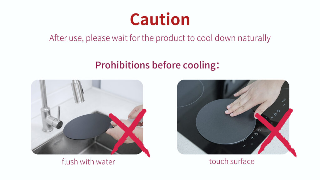 Customized Logo Induction Heat Diffuser Plate Adapter for Glass Cooktop Gas Stove HDP009插图 Customized Logo Induction Heat Diffuser Plate Adapter for Glass Cooktop Gas Stove HDP009插图