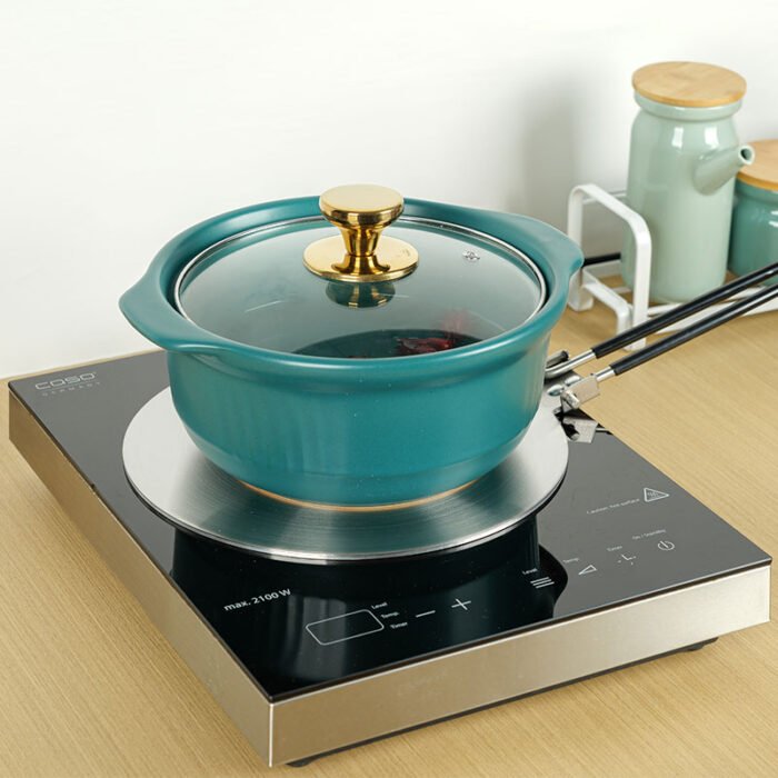 Stainless Steel Foldable Handle Heat Diffuser Plate with Induction Cooktops HDP004 - Image 5