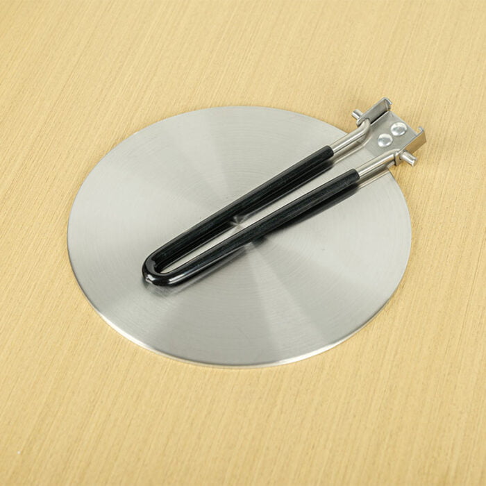 Stainless Steel Foldable Handle Heat Diffuser Plate with Induction Cooktops HDP004 - Image 3