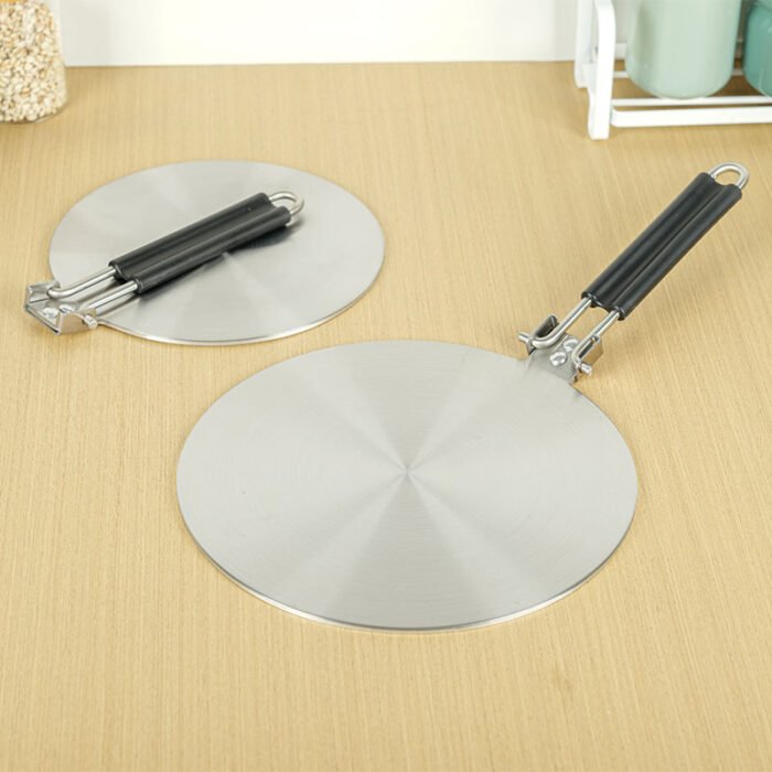 Stainless Steel Adapter Plate With Plastic Handle for Induction Cooktop BMA HDP006 - Image 6