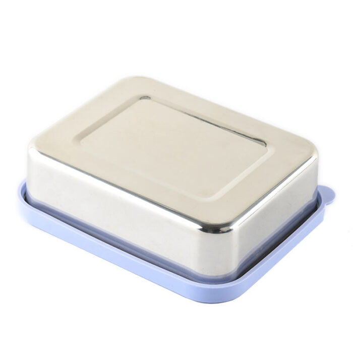 Stainless Steel Bento Lunch Box For Kids & Adults With Bpa-free Silicone Lid BMA LB16 - Image 4