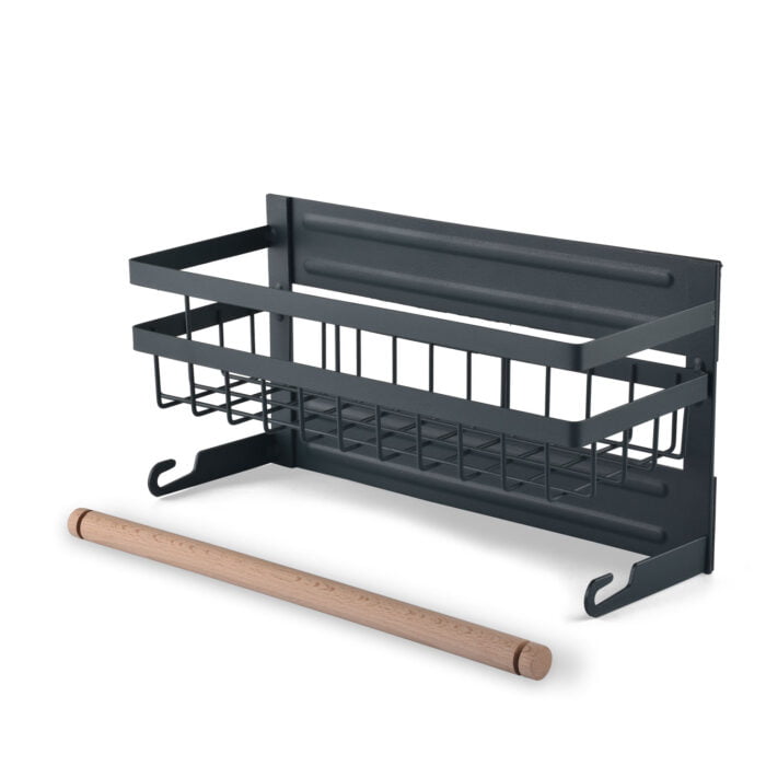 Customized Black Magnetic Spice Storage Rack Organizer for Refrigerator MSP1101 - Image 4