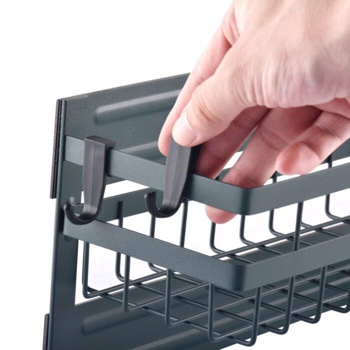 Customized Black Magnetic Spice Storage Rack Organizer for Refrigerator MSP1101 - Image 6