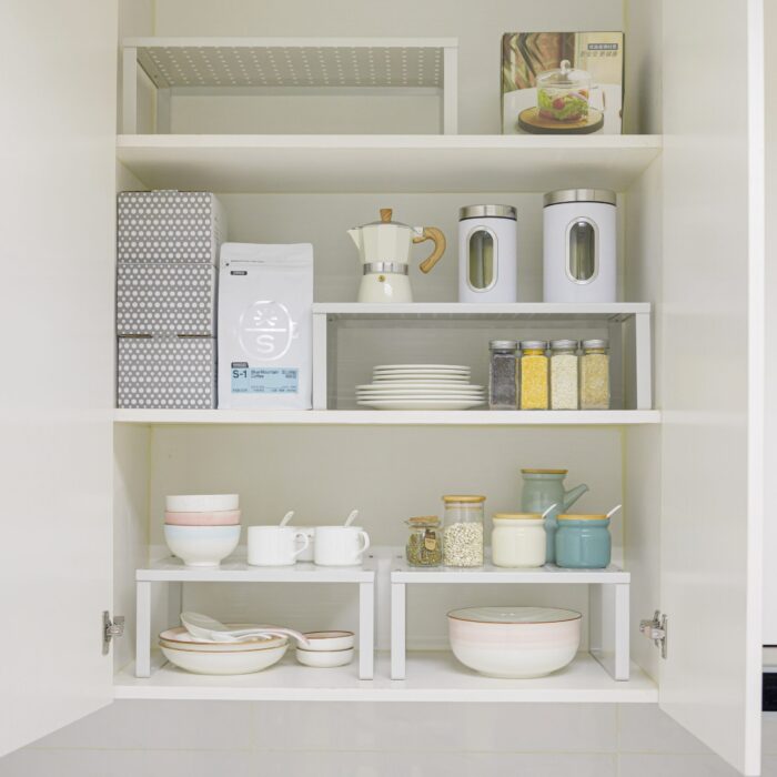 Customized 2-Tier Heavy Duty Stand Kitchen Storage Cabinetry Counter Top Organizer Rack MPS1103 - Image 7