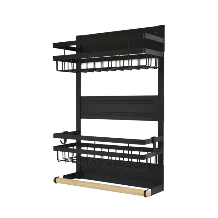 Magnetic spice rack 2 Tier Kitchen Magnetic Storage for Refrigerator Fridge Organizer MSP1105 - Image 2