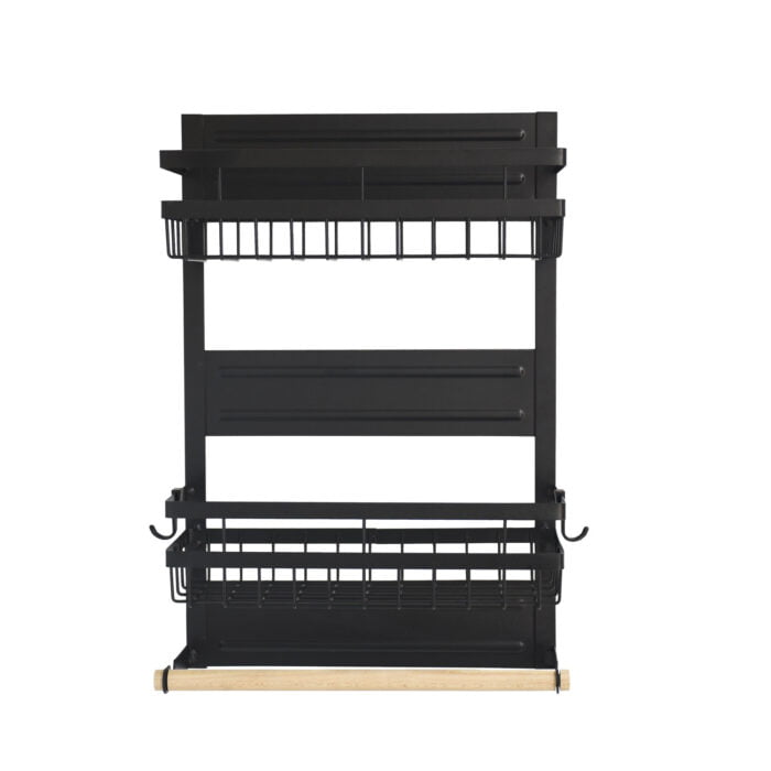 Magnetic spice rack 2 Tier Kitchen Magnetic Storage for Refrigerator Fridge Organizer MSP1105 - Image 3