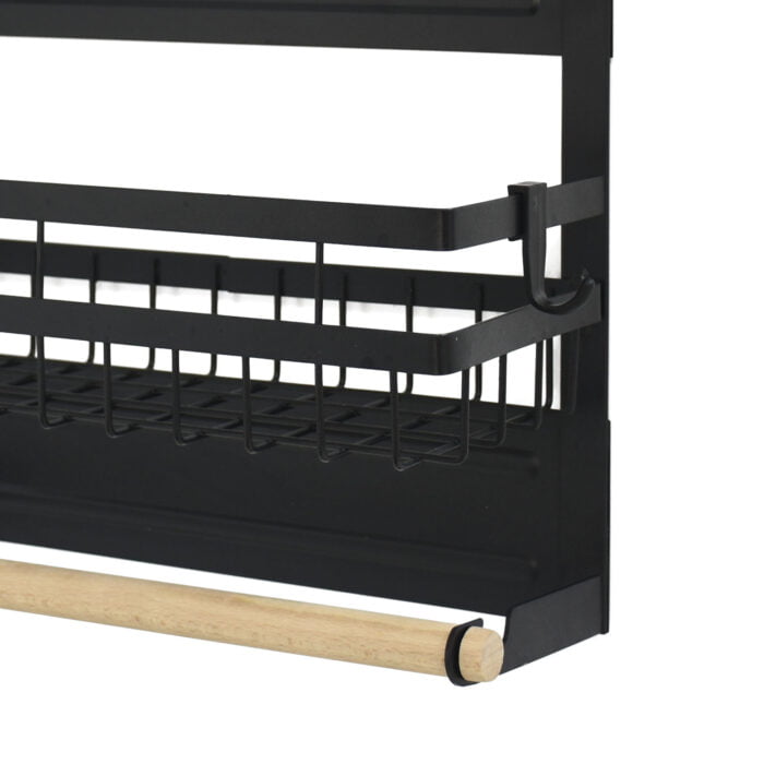 Magnetic spice rack 2 Tier Kitchen Magnetic Storage for Refrigerator Fridge Organizer MSP1105 - Image 4