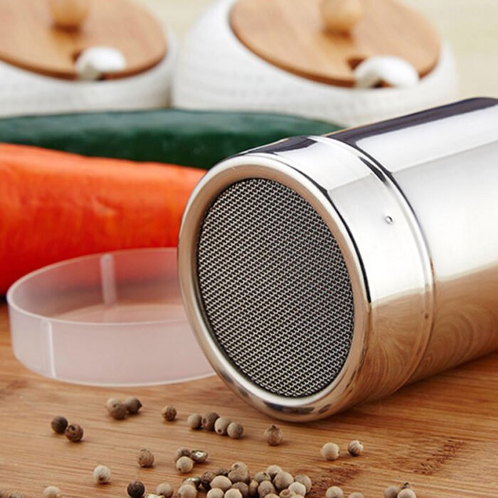 Stainless Steel Dredge Shaker Powdered Sugar Dispenser Cocoa Powder Dispenser BMA SJ01 - Image 7