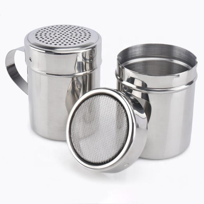 Stainless Steel Dredge Shaker Powdered Sugar Dispenser Cocoa Powder Dispenser BMA SJ01 - Image 3