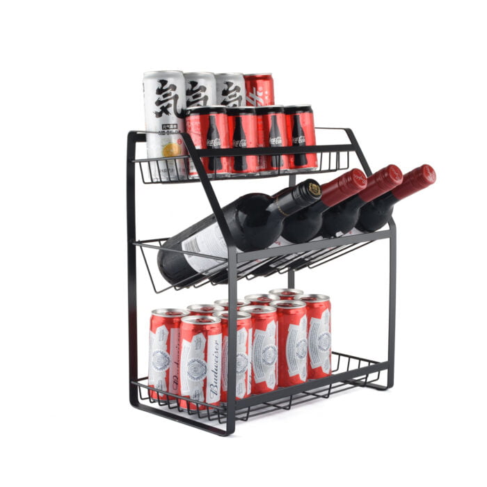 3 Tier Kitchen standing Storage Organizer Spice Rack For Sauce Seasoning Jars Bottle Rack SR1102 - Image 2