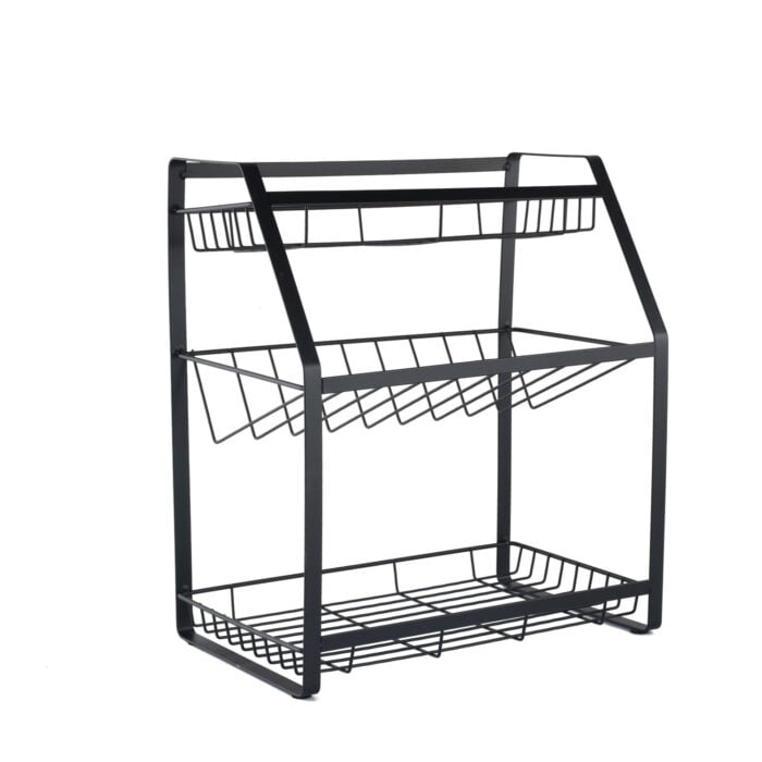 3 Tier Kitchen standing Storage Organizer Spice Rack For Sauce Seasoning Jars Bottle Rack SR1102 - Image 3