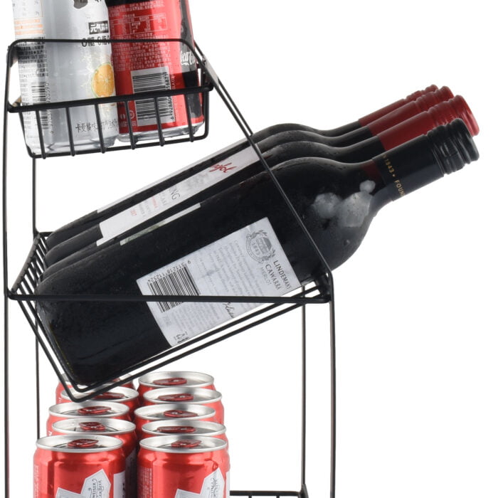 3 Tier Kitchen standing Storage Organizer Spice Rack For Sauce Seasoning Jars Bottle Rack SR1102 - Image 5