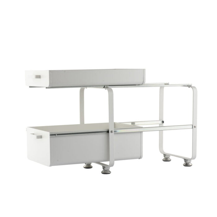 2 Tier Push-pull Under-sink Shelf Under The Cabinet Storage Organizer USO02 - Image 3