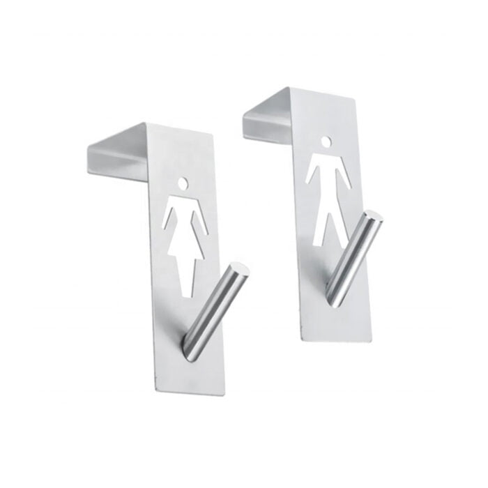 Single Over Door Hooks Stainless Steel Movable Coat Hooks BMA H203 - Image 3