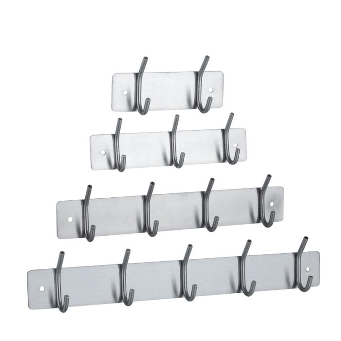 Stainless steel multifunctional coat hook for wall BMA H216 - Image 6