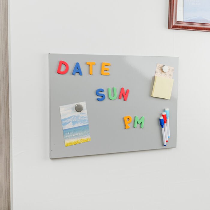 Stainless Steel Memo Board Dry Erase Magnetic Board for Wall BMA H987
