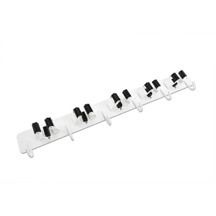 Heavy Duty Mop Holder Self With Hooks Stainless Steel Mop And Broom Hodler BMA KC328