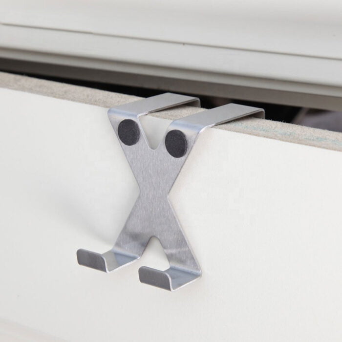 Stainless steel single over door hook BMA H111