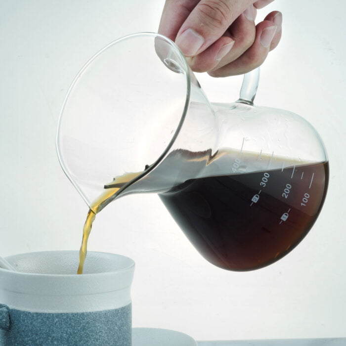 Pour Over Coffee Maker Stainless Steel Filter and Glass Coffee Dripper CF109 - Image 6