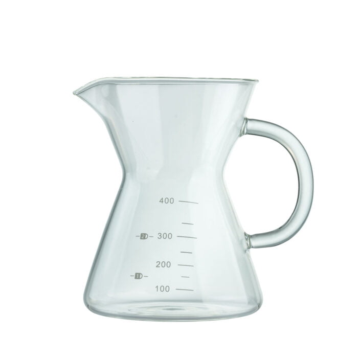 Pour Over Coffee Maker Stainless Steel Filter and Glass Coffee Dripper CF109 - Image 4