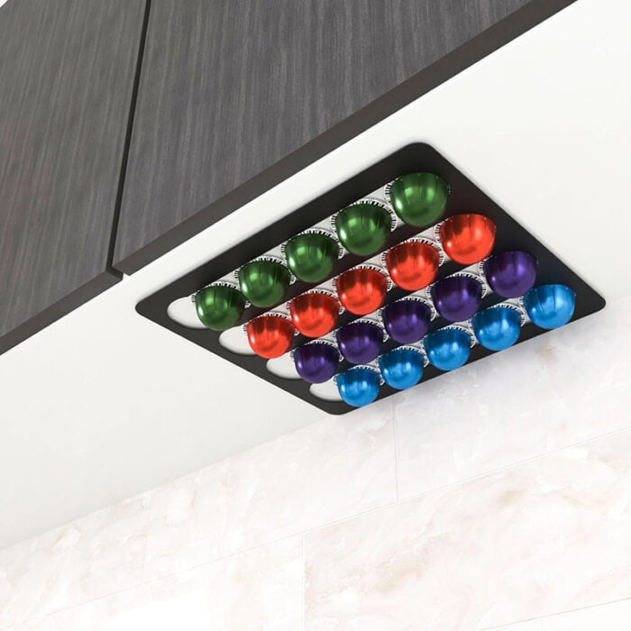 Wholesale Mounted on the Fridge Wall Cabinets Coffee Pod Holder for Nespresso Vertuo Capsules CH4400 - Image 6