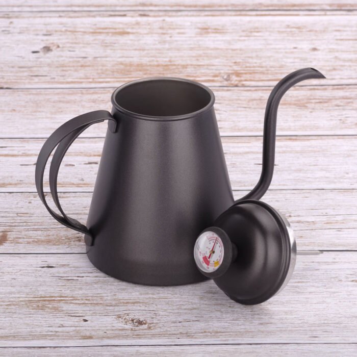 Long Mouth Outdoor Drip Coffees Kettles with Temperature Displayed Lid CHP010 - Image 8