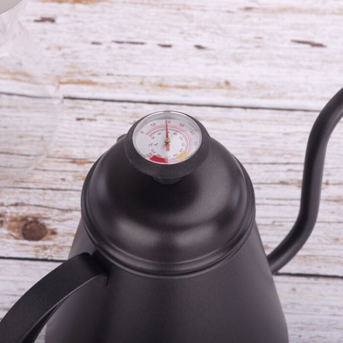 Long Mouth Outdoor Drip Coffees Kettles with Temperature Displayed Lid CHP010 - Image 4