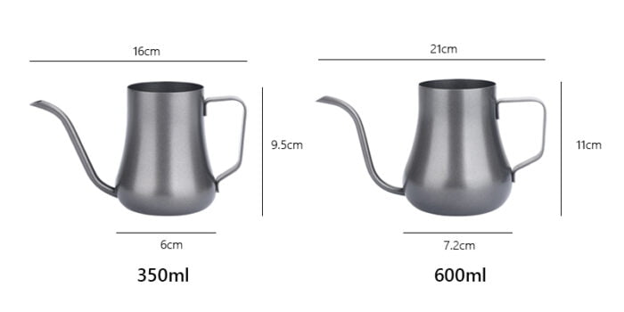 No lid Stainless Steel Gooseneck Kettle Hand Pour Over Coffee Kettle CHP05 - Image 8