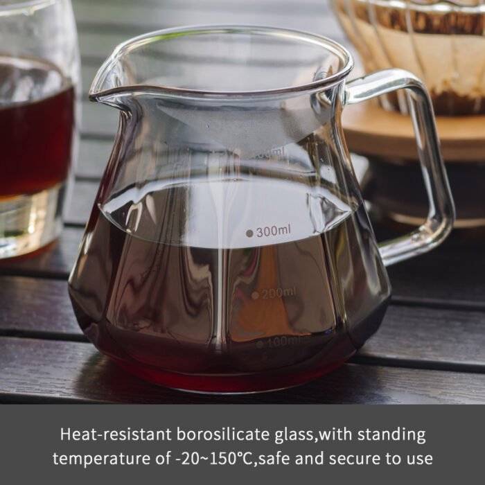 Professional Glass Coffee Server for Drip Coffee Maker Pour Over Coffee Maker with LID manufacturers CM03 - Image 4