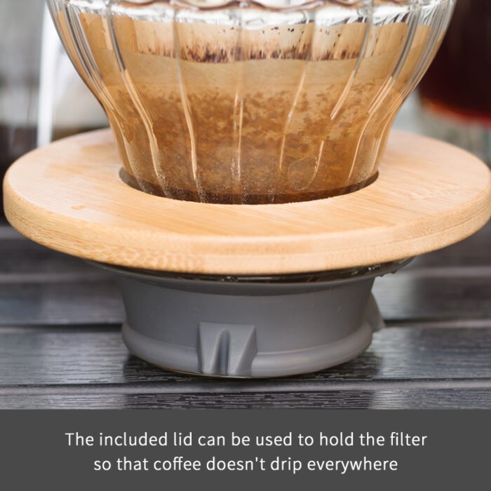 Professional Glass Coffee Server for Drip Coffee Maker Pour Over Coffee Maker with LID manufacturers CM03 - Image 5