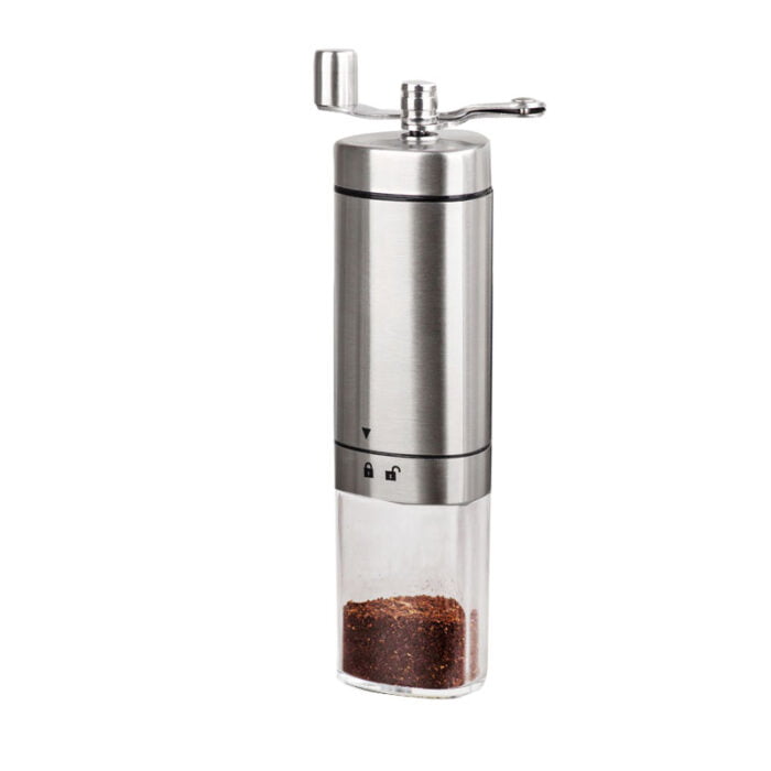 Stainless Steel Handheld Coffee Grinder with Ceramic Burr Coffee Beans Mill MCG104 - Image 2