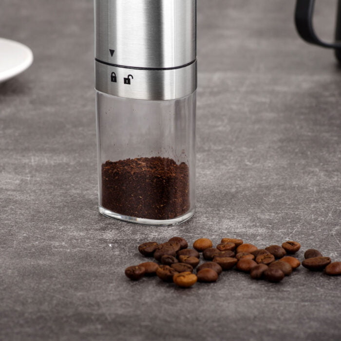 Stainless Steel Handheld Coffee Grinder with Ceramic Burr Coffee Beans Mill MCG104 - Image 7