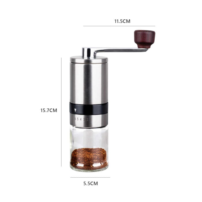 Travel Coffee Beans mill Manual Coffee Grinder With Adjustable Ceramic Burr MCG107 - Image 7