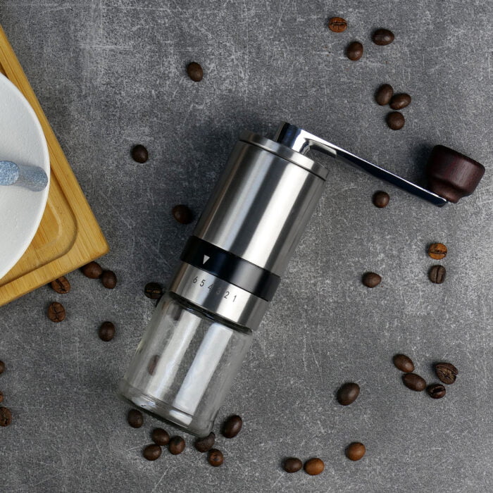 Travel Coffee Beans mill Manual Coffee Grinder With Adjustable Ceramic Burr MCG107