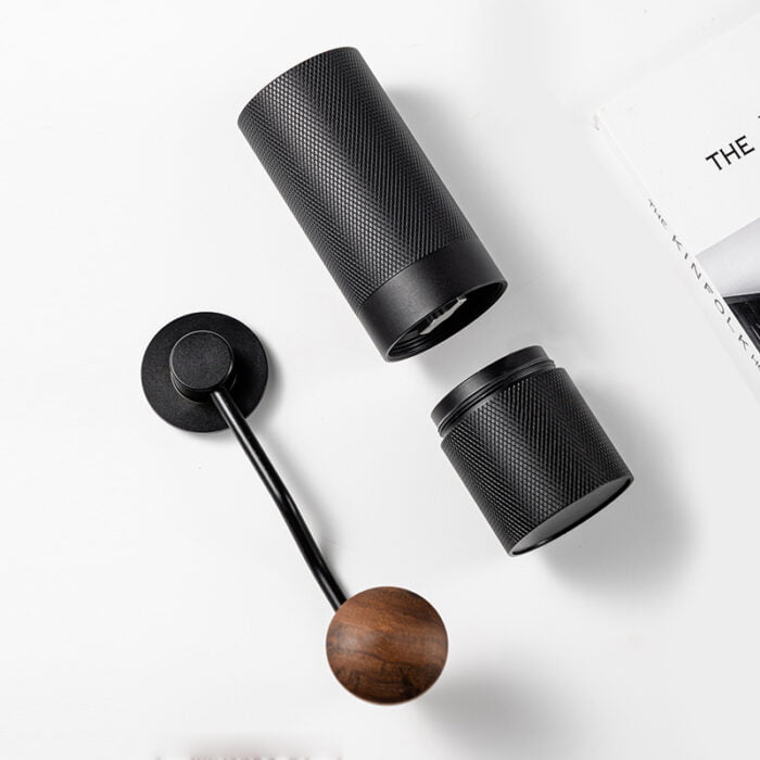 Oem Wooden Handle Adjustable Manual Coffee Grinder with Stainless Steel Burr MCG111 - Image 2