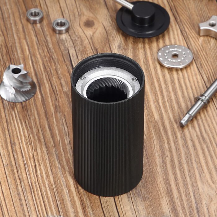 Oem Wooden Handle Adjustable Manual Coffee Grinder with Stainless Steel Burr MCG111 - Image 6