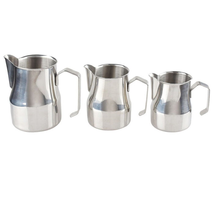 Stainless Steel Milk Frothing Pitcher Cappuccino Milk Jug Cup 350ml 600ml MP03 - Image 7