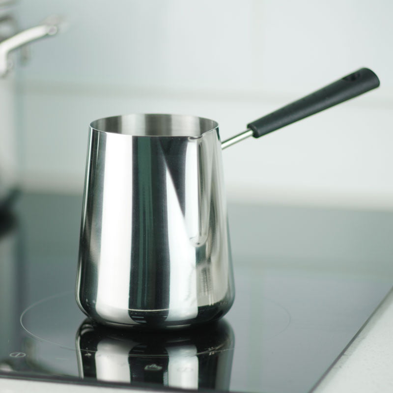 Stainless Steel Chocolate and Milk Warmer Pot Turkish Coffee Pot MP1003