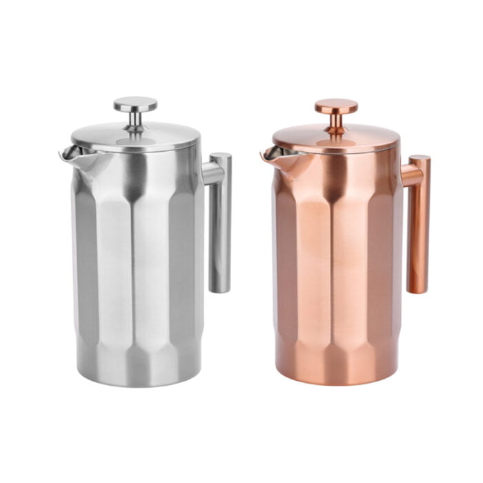 Double Walled Insulated Coffee Jug Filter Stainless Steel Coffee Plunger French Press PCM110 - Image 2