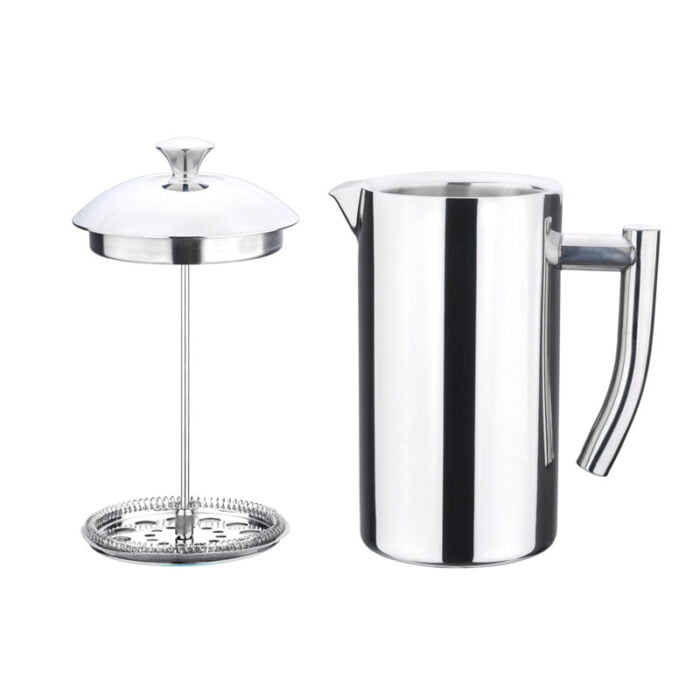 Mirror Surface Coffee Makers SS 304 Double Wall Coffee and Tea French Press PCM117 - Image 4