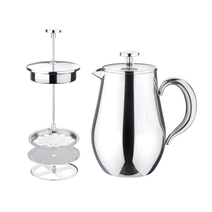 Double Wall French Press Portable Hand Coffee Powder Pressing French PCM203 - Image 2