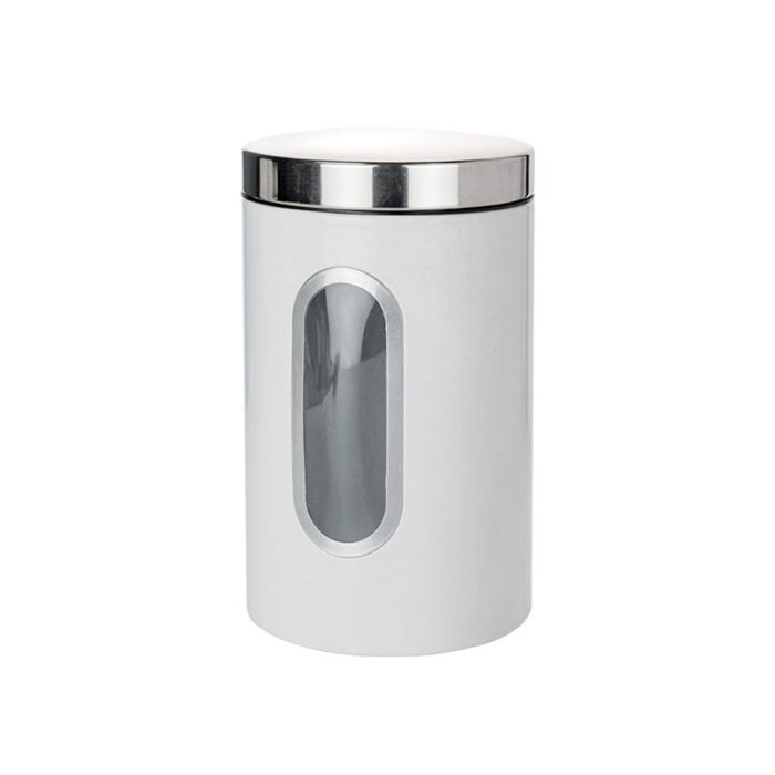 Airtight Kitchen Canisters Set Stainless Steel Coffee Tea Sugar Storage Jars S514 - Image 2
