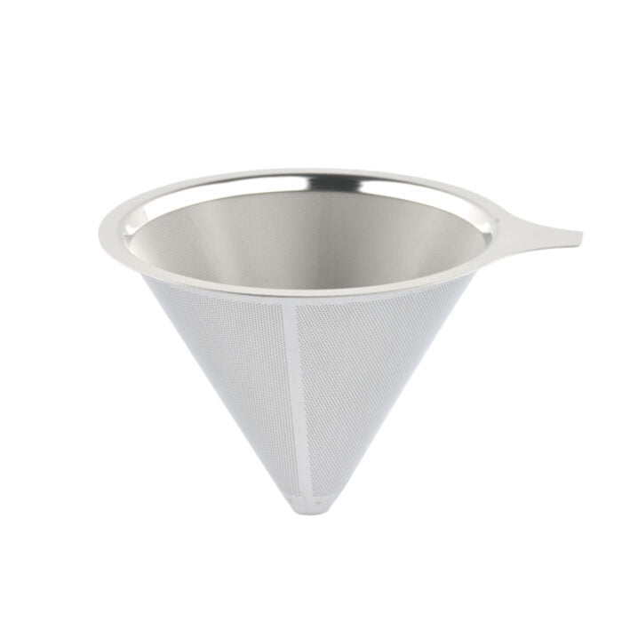 Hot Sales Japanese Style Cone Coffee Filter Maker Reusable 304 Stainless Steel Coffee Filter Drip CF105 - Image 3