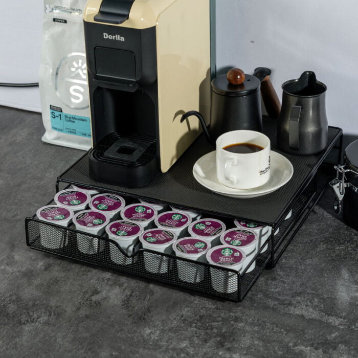 Metal 36pcs K-Cup Vertuoline Coffee Capsule Box Coffee Pod Holder Drawer CH5105 - Image 5