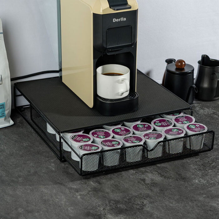 Metal 36pcs K-Cup Vertuoline Coffee Capsule Box Coffee Pod Holder Drawer CH5105 - Image 6