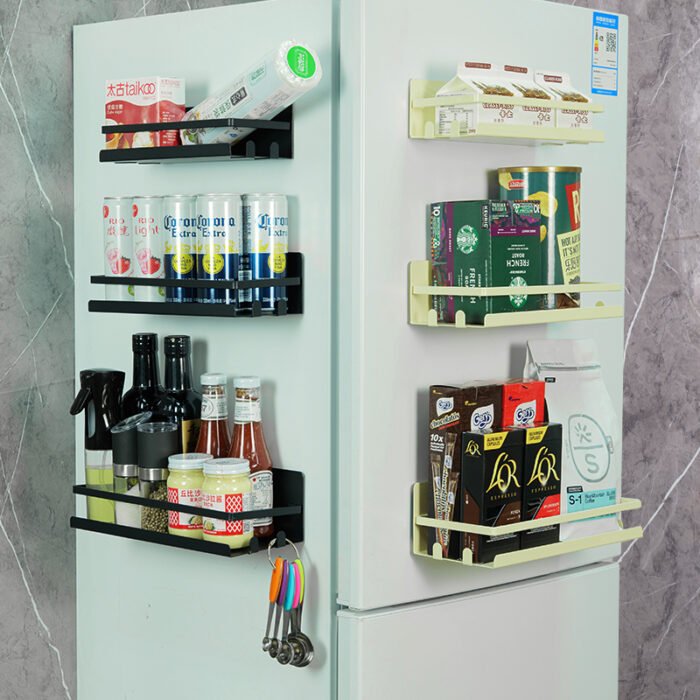 3 Pack Kitchen Refrigerator Storage Magnetic Fridge Shelf Spice Rack MSP1113 - Image 8