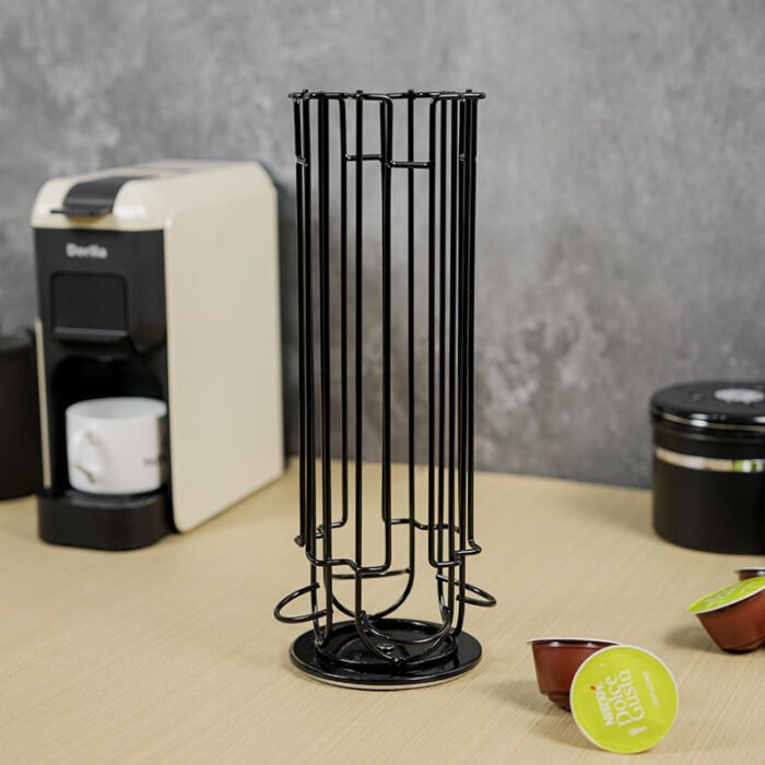 Carousel Storage Organizer Stand Rotating Coffe Pods Holder for Dolce Gusto CH5110 - Image 2