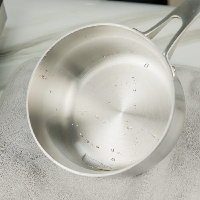 18/10 Food Grade Stainless Steel Tri-ply Kitchen Stock Pot Set of 2 SP02 - Image 5