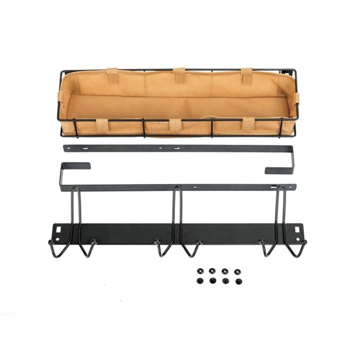 Removable Over The Door Hooks Organizer with Over Door Basket Hangers H601 H602 - Image 4